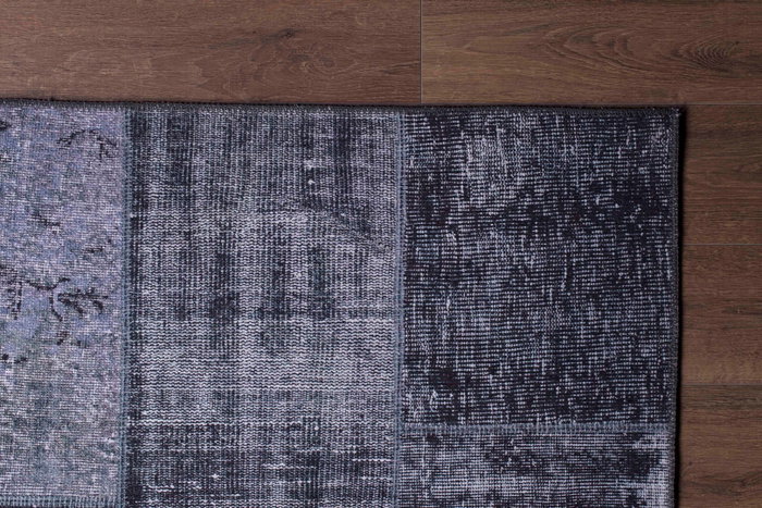 Conceptum Alfombra Jazz Chenille Negra AL 81, 150 x 230 cm, 100% Poliéster, Tacto Lujoso y Duradero, Apta Lavadora